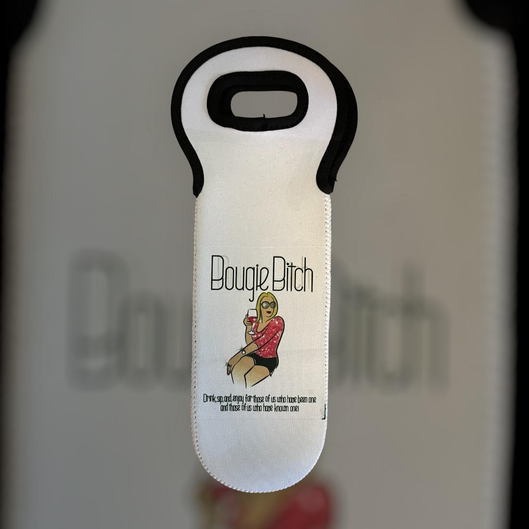 Bougie Bitch Wine Bottle Carrying Koozie