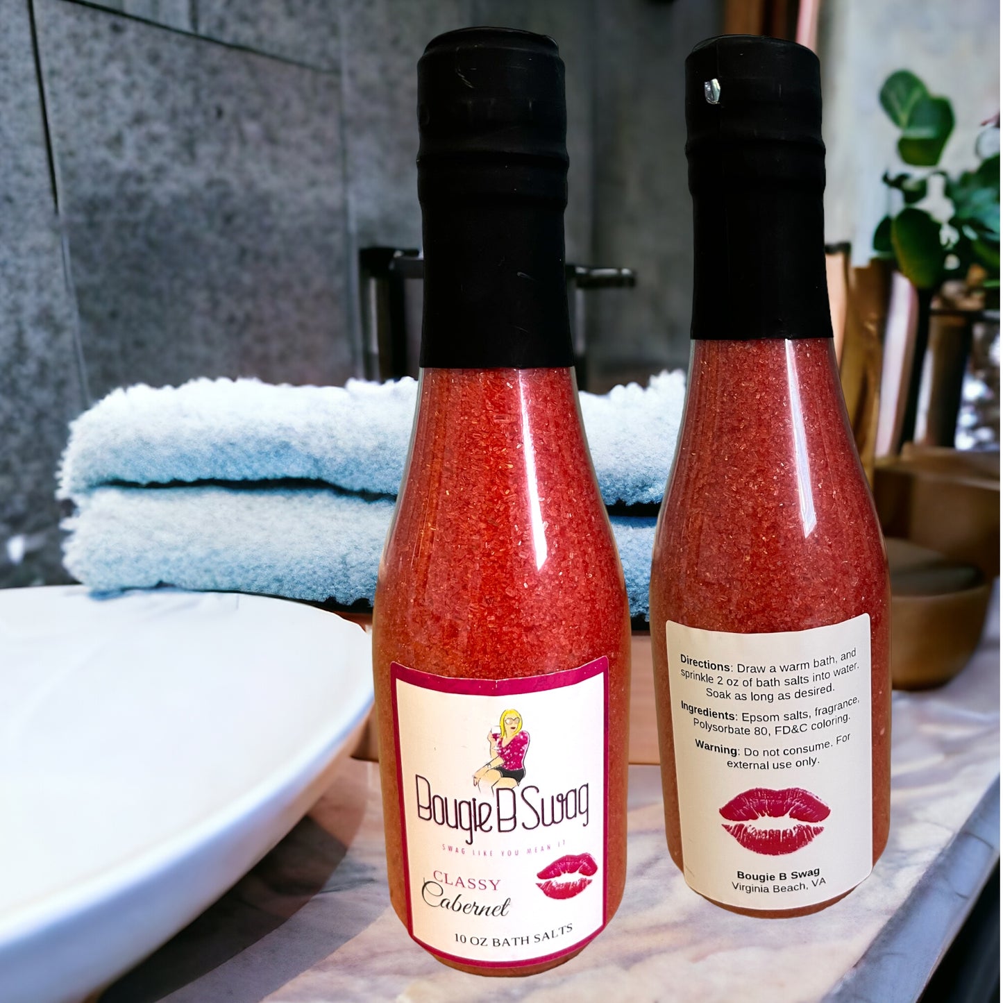 Wine Scented Bath Salts