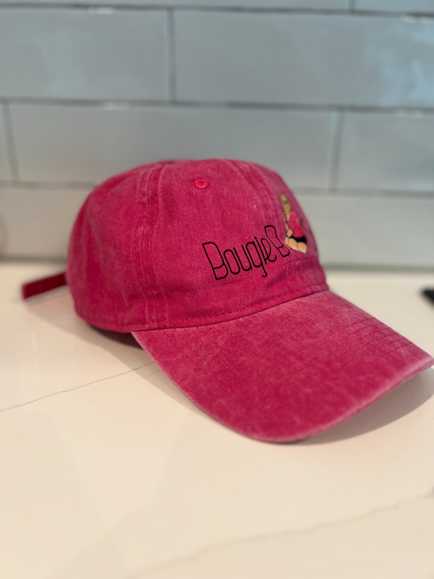 Bougie B Swag Distressed Ball Cap