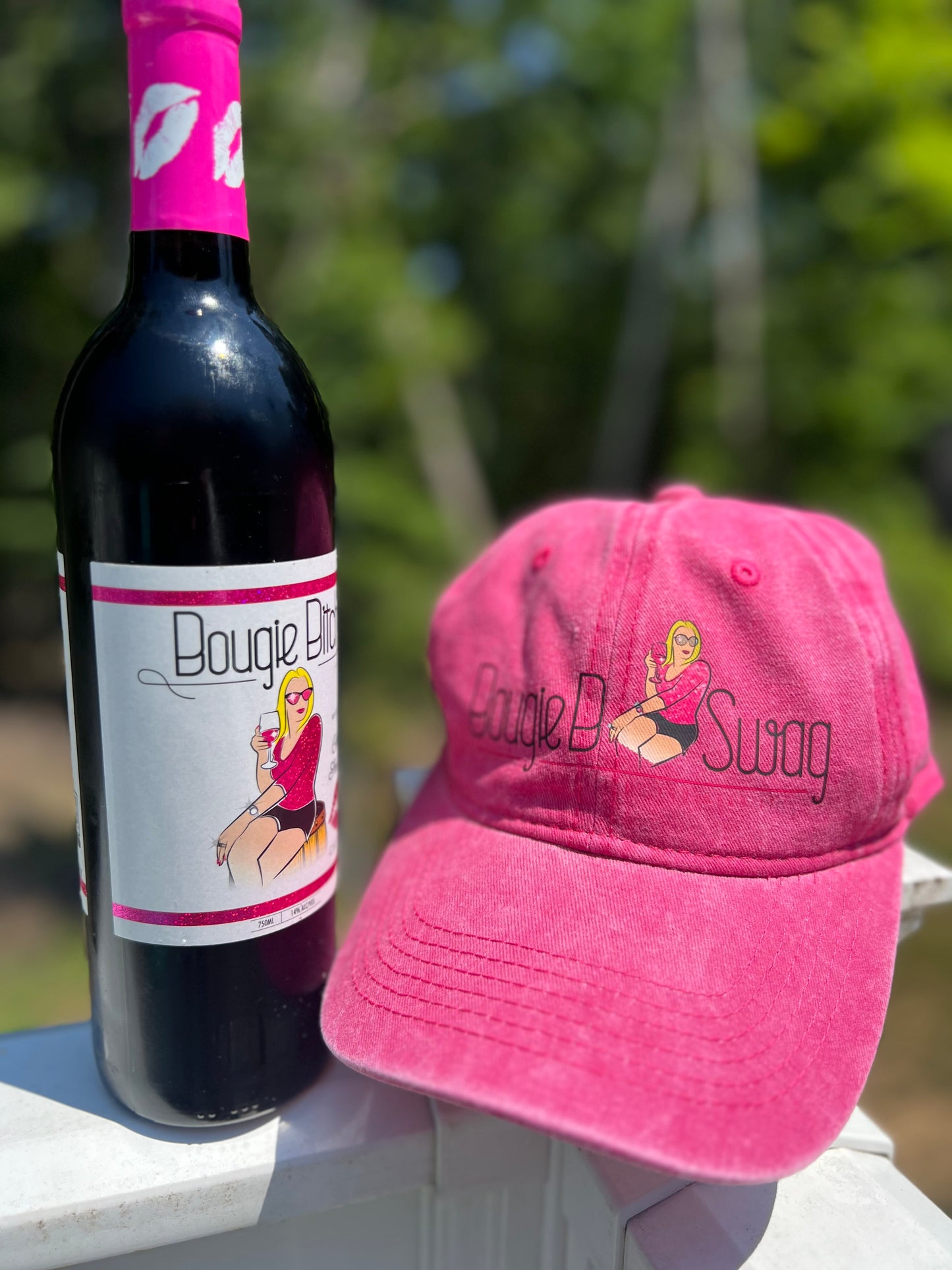 Bougie B Swag Distressed Ball Cap